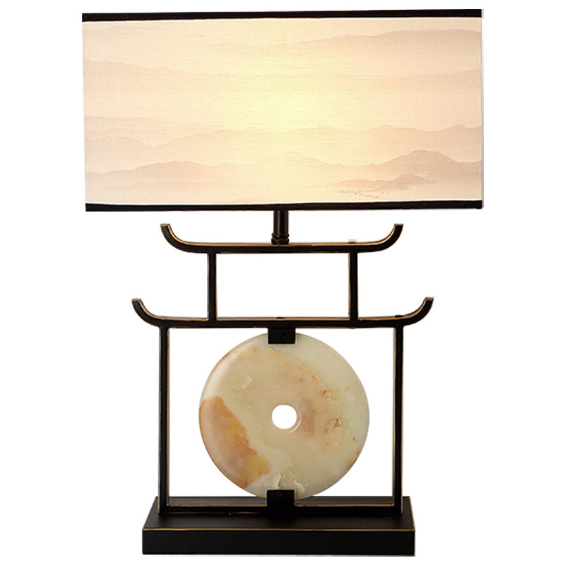 Настольная лампа с абажуром Chinese Style Modern Table Lamp