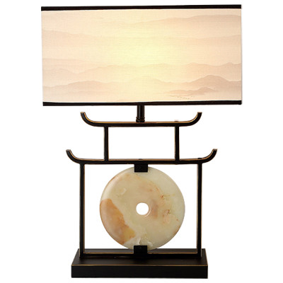 Настольная лампа с абажуром Chinese Style Modern Table Lamp