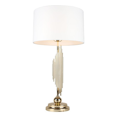 Настольная лампа с белым абажуром Nembus