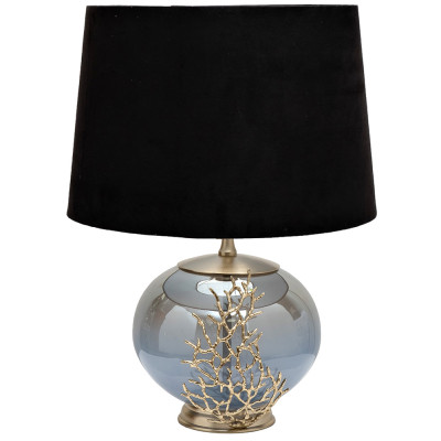 Настольная лампа с декором в виде кораллов Luxury of Golden Coral