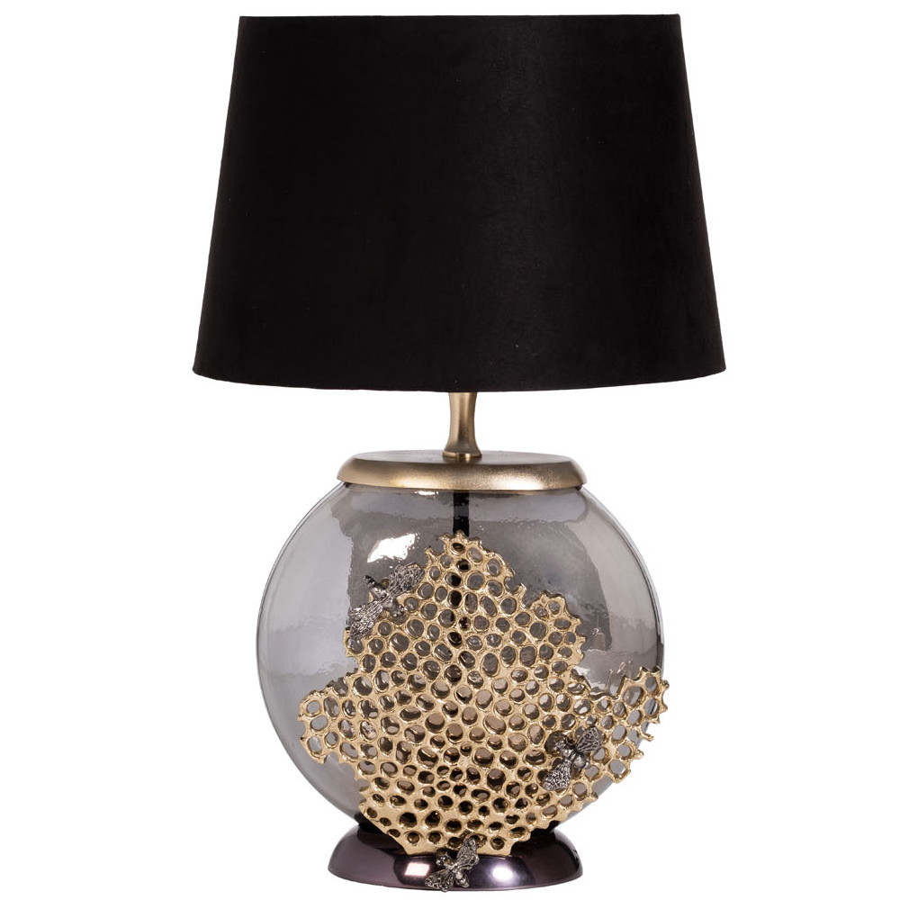 Настольная лампа с декором в виде сот Golden Honeycomb