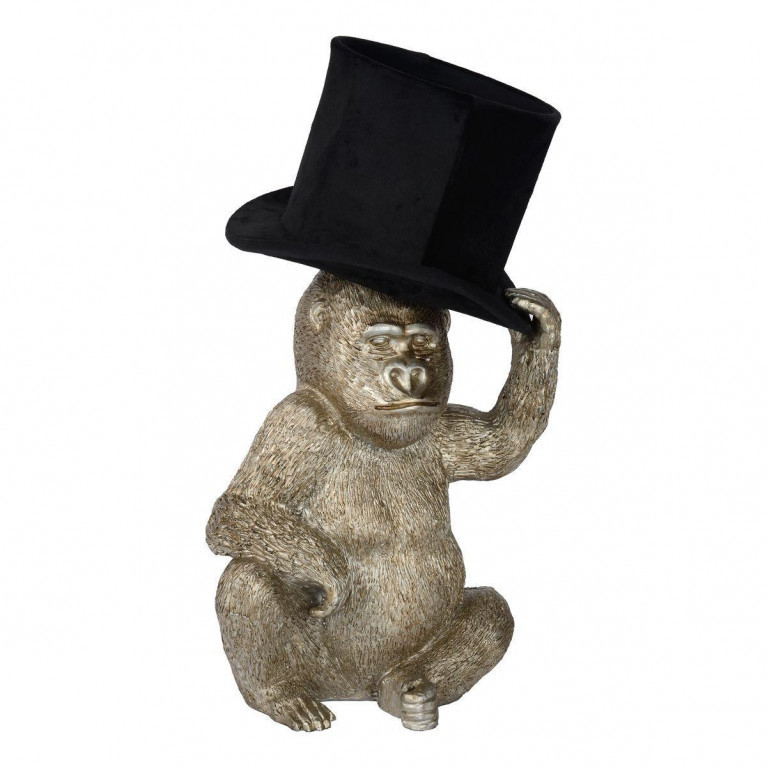 Настольная лампа с Обезьяной Funny Gorilla with a hat