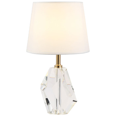 Настольная лампа с основанием из хрусталя Manlio Crystal Lampshade Table Lamp