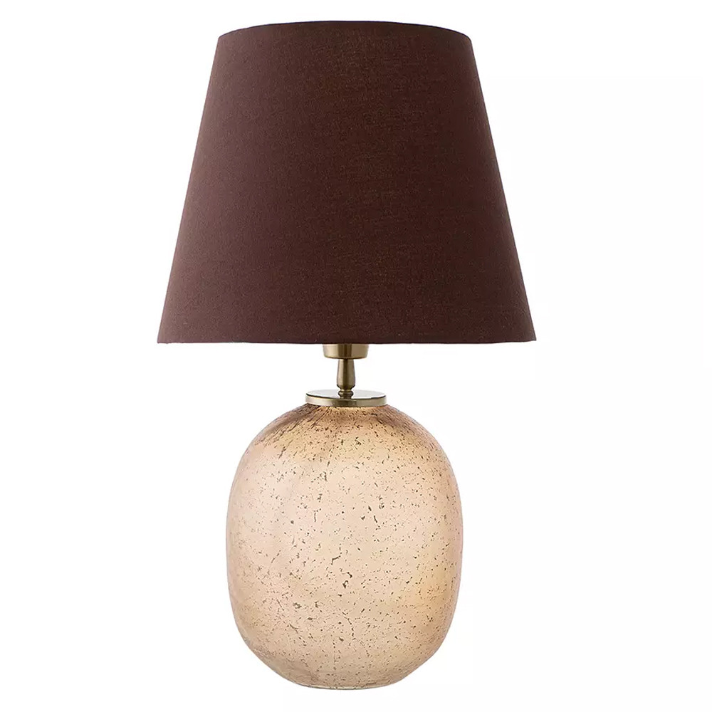 Настольная лампа с тканевым абажуром на овальном основании Lampshade on Oval Base