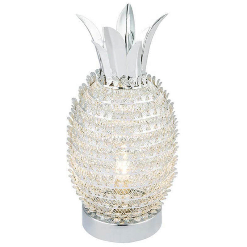 Настольная лампа Серебряный Ананас Pineapple Silver
