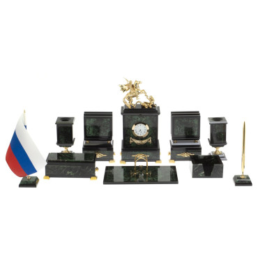 Настольный письменный набор из нефрита в подарочной коробке Victorious