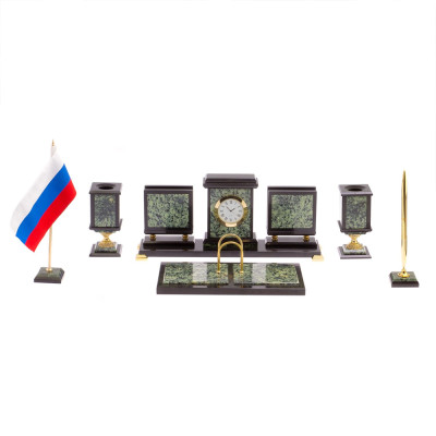 Настольный письменный набор из нефрита на ножках Executive Recruitment