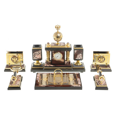 Настольный письменный набор из яшмы Manager Organizer