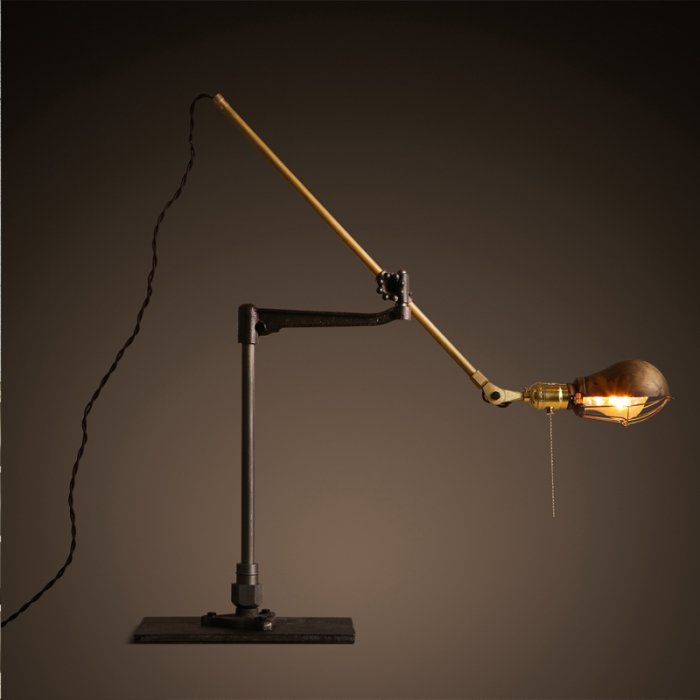 Настольный светильник Steampunk Extension Pole Table