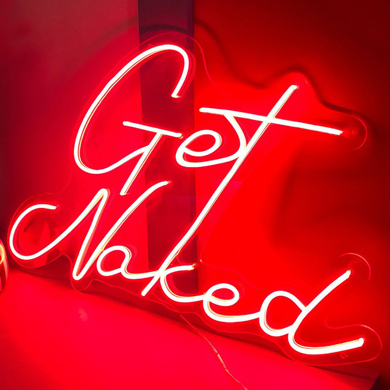 Неоновая настенная лампа Get Naked Neon Wall Lamp