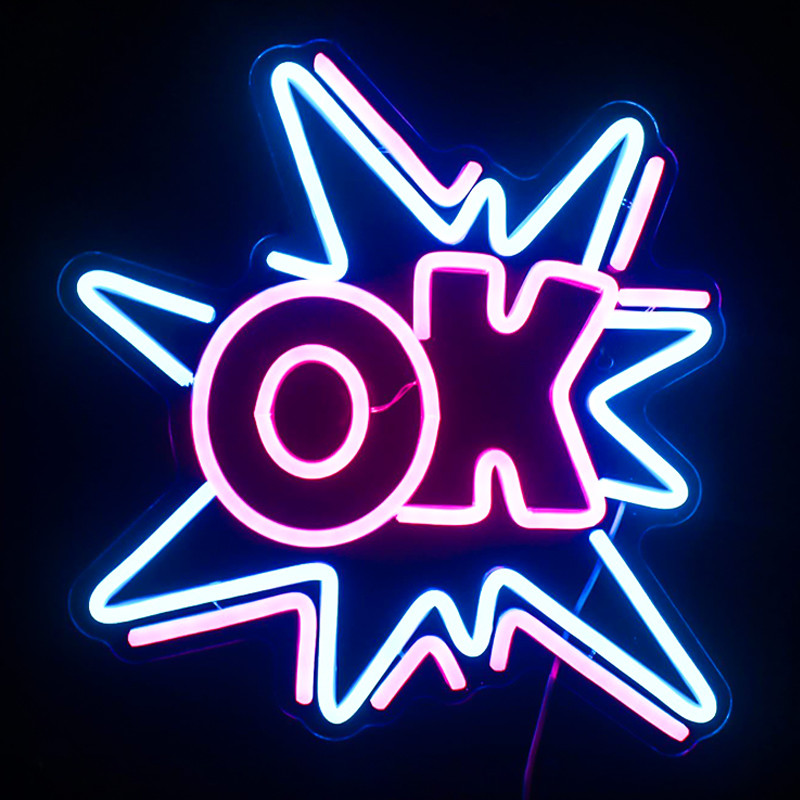Неоновая настенная лампа Ok Neon Wall Lamp