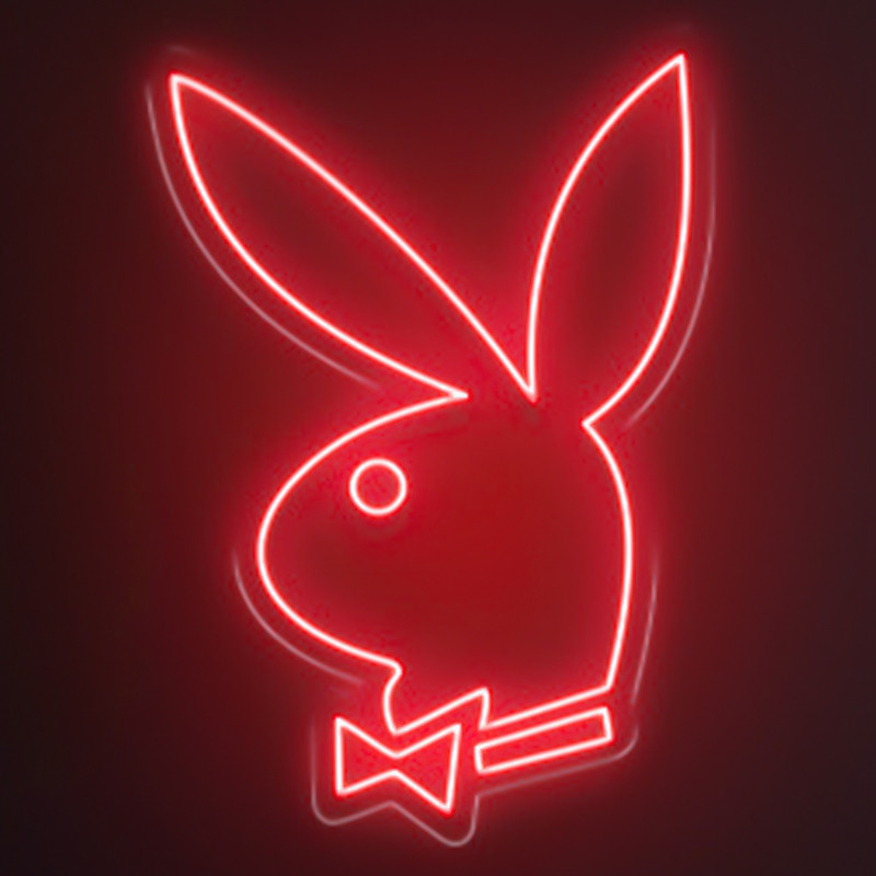 Неоновая настенная лампа Playboy Bunny Neon Wall Lamp