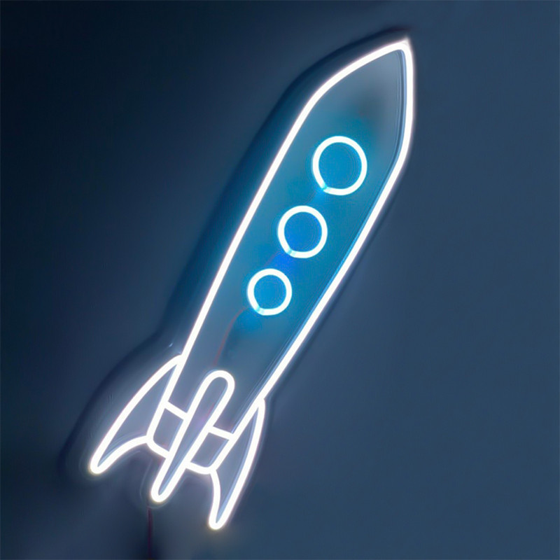 Неоновая настенная лампа Rocket Neon Wall Lamp
