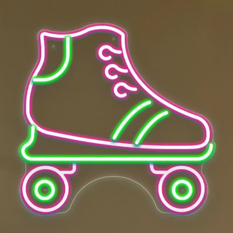 Неоновая настенная лампа Rollers Neon Wall Lamp