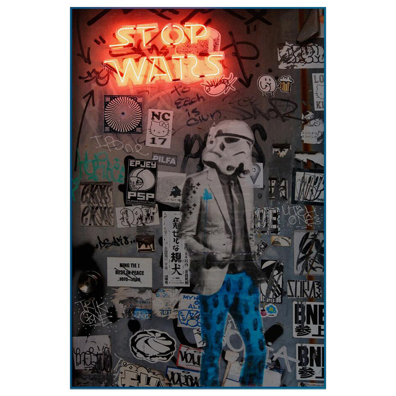 Неоновый постер Звездные Войны Star Wars