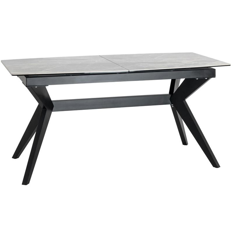 Обеденный стол Akseldor Ceramics столешница серый мрамор
