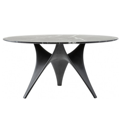 Обеденный стол круглый с фигурными ножками Arc