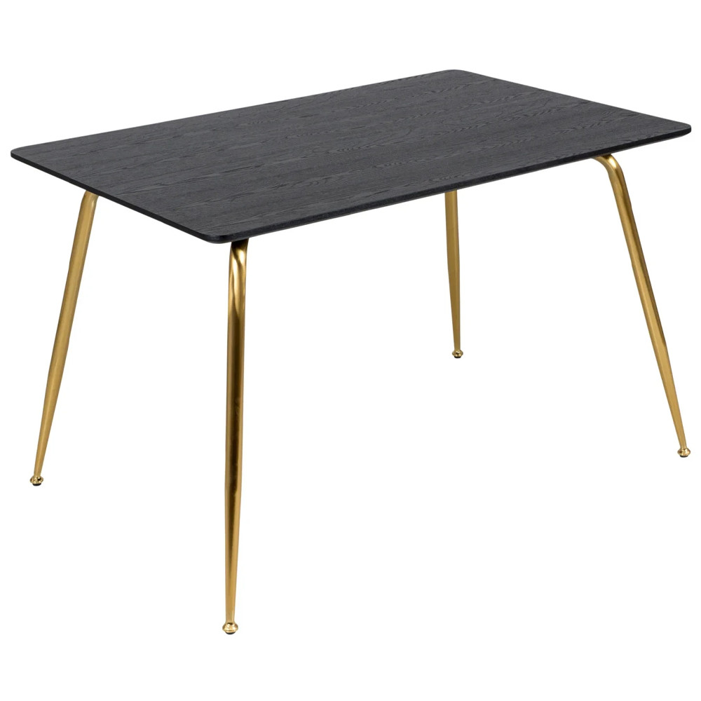 Обеденный стол на металлических ножках Casey Brass Dining Table