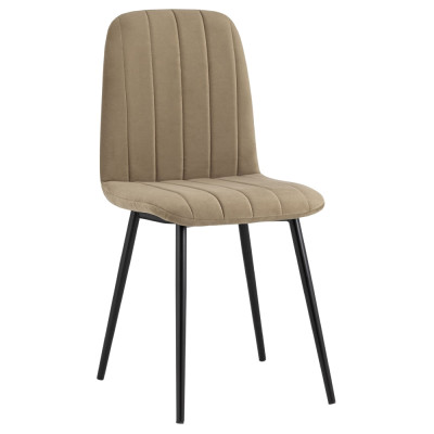 Обеденный стул без подлокотников EASY CHAIR Cappuccino