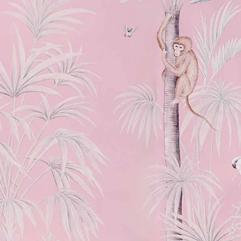 Обои ручная роспись Amazonia Florence Pink