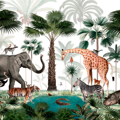 Обои ручная роспись Animal Kingdom