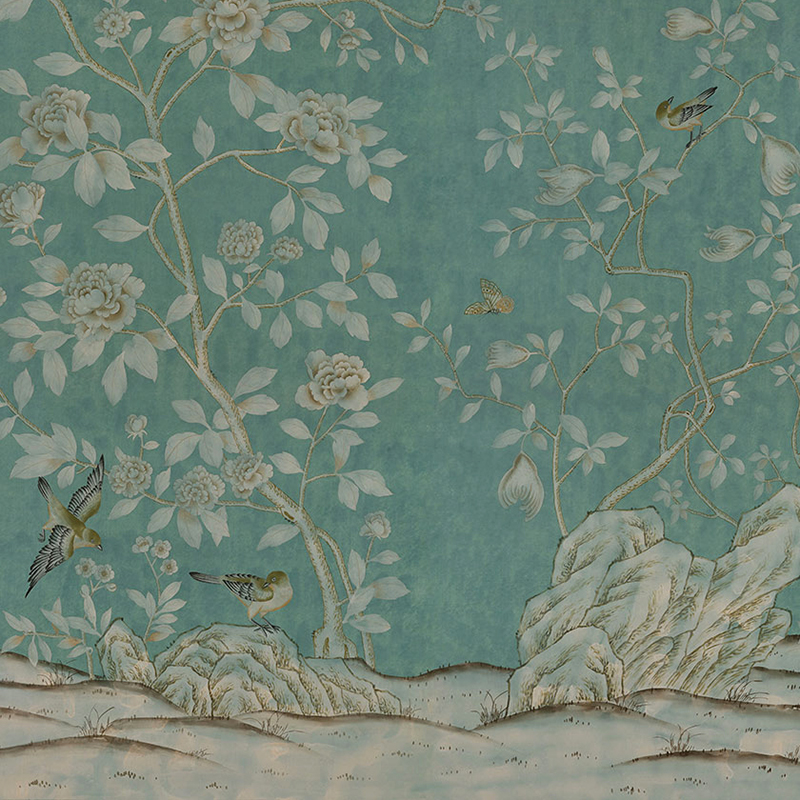 Обои ручная роспись Askew Sung Green