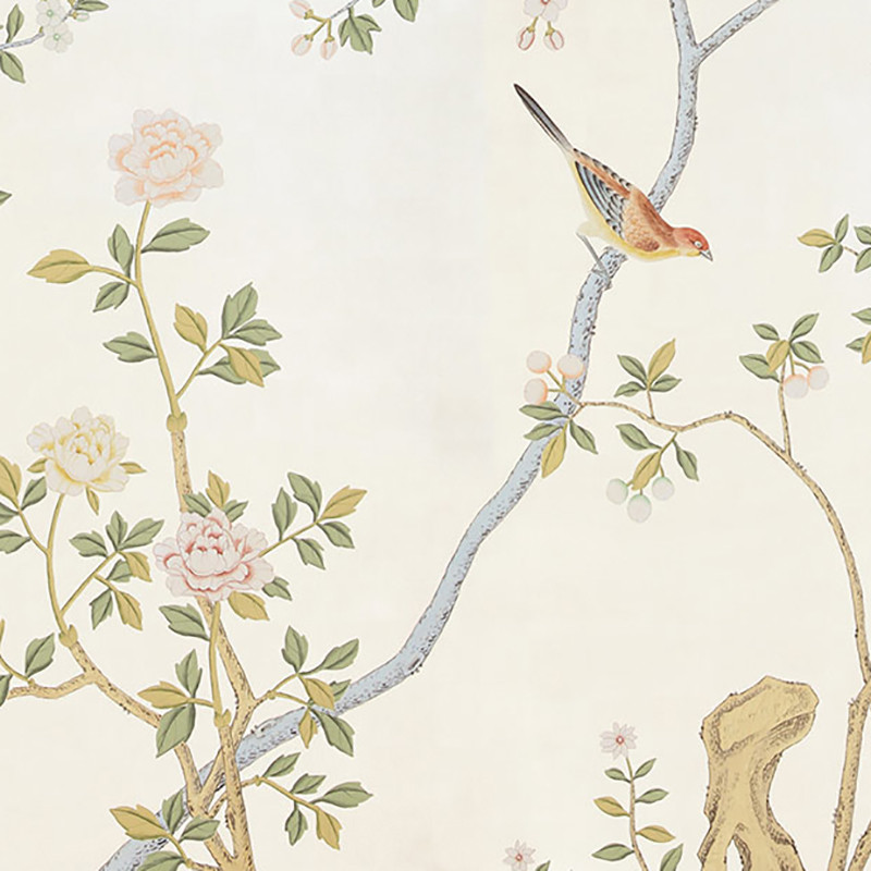 Обои ручная роспись Badminton 12 Carat White Gold