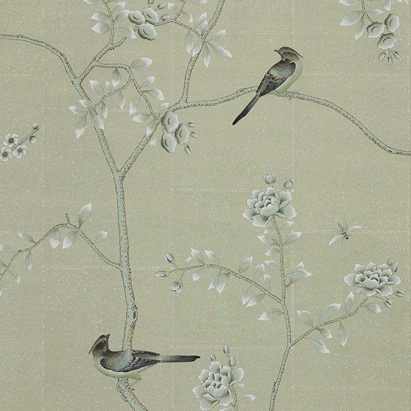 Обои ручная роспись Badminton Aqua Hint