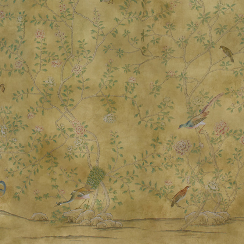 Обои ручная роспись Chatsworth Oak tobacco