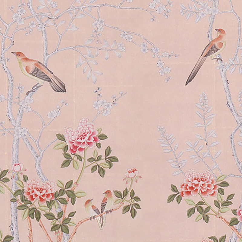 Обои ручная роспись Earlham Pink