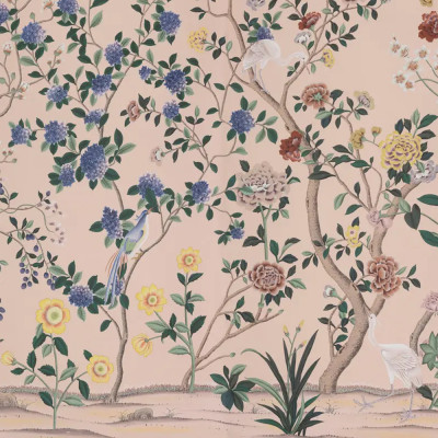 Обои ручная роспись Erdem Gentleman's Pink