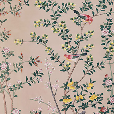 Обои ручная роспись Jardinieres & Citrus Trees Gentleman's Pink