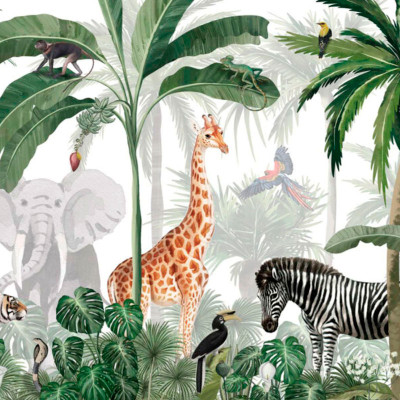 Обои ручная роспись Jungle Jive