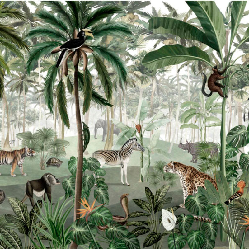 Обои ручная роспись Jungle Lookbook