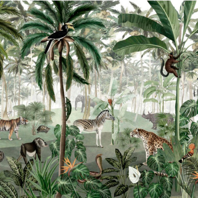 Обои ручная роспись Jungle Lookbook