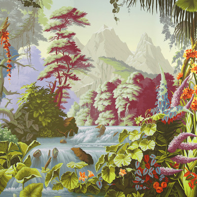 Обои ручная роспись L'Eden Paradiso on scenic paper