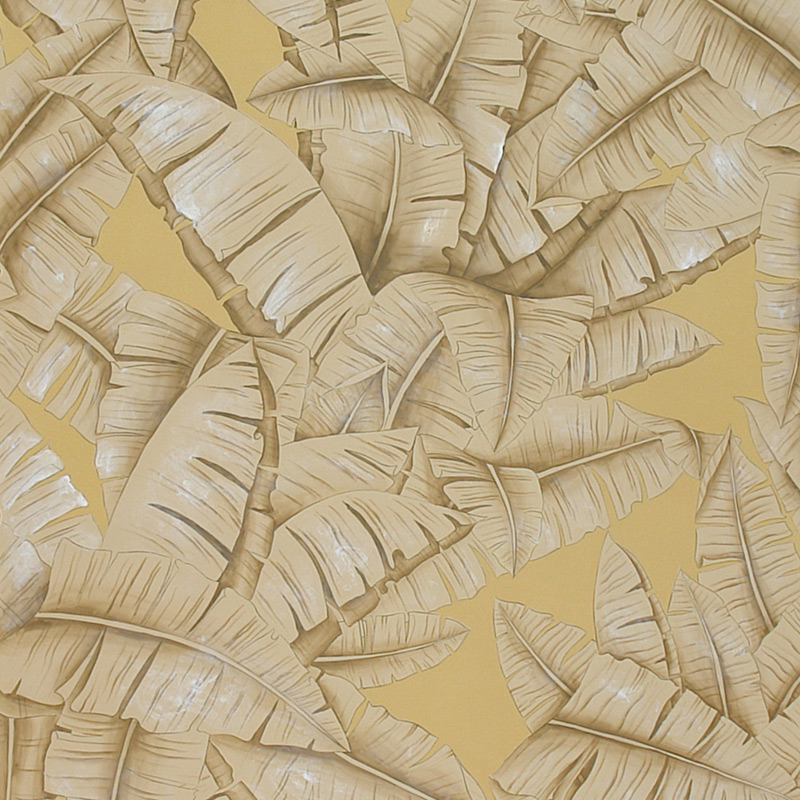 Обои ручная роспись Palms Sand on dyed paper