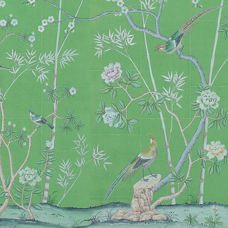 Обои ручная роспись Portobello Emerald Green