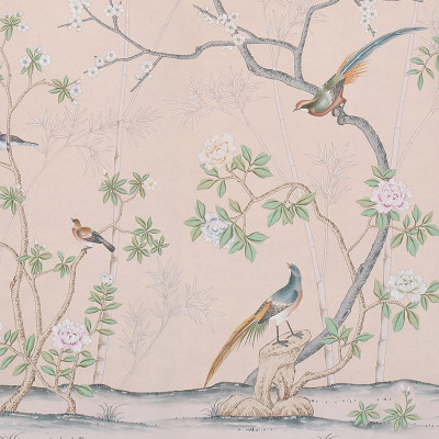 Обои ручная роспись Portobello Gentleman's Pink