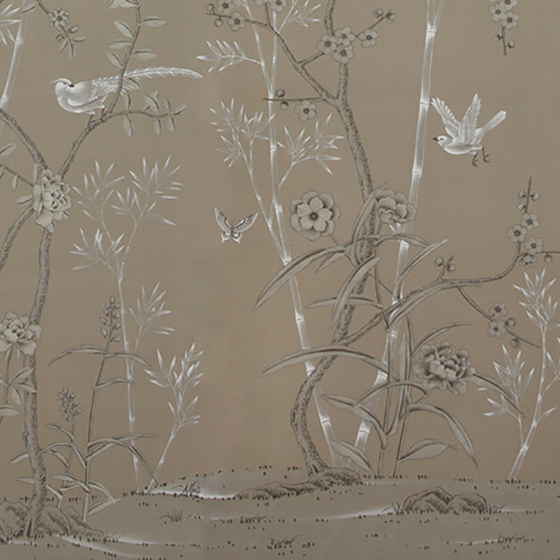 Обои ручная роспись Portobello Lead Grey II