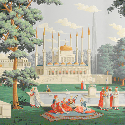 Обои ручная роспись Rives du Bosphore Byzantine on scenic paper