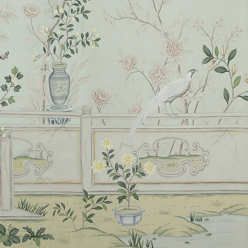 Обои ручная роспись Salon Vert Adam Grey