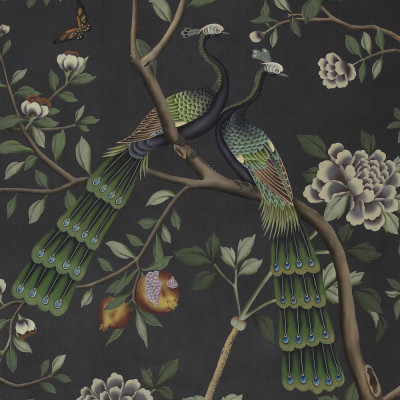 Обои ручная роспись St Laurent Casino metallic silk