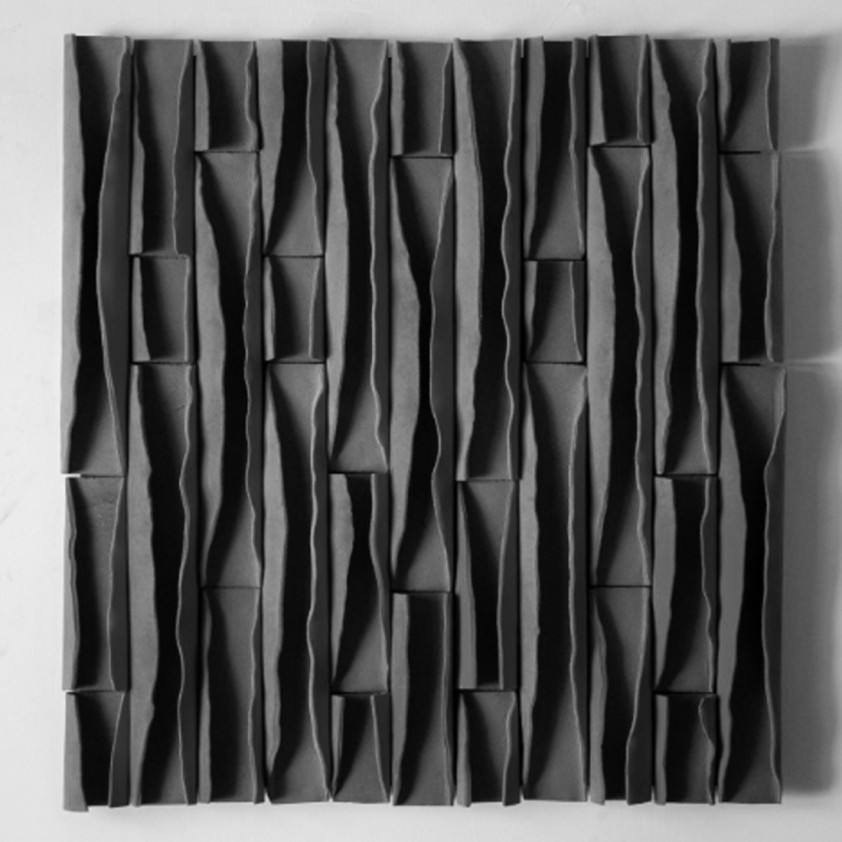 Объемное фактурное панно Metropolis Graphite