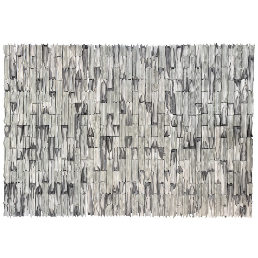 Объемное фактурное панно Metropolis in shades of grey