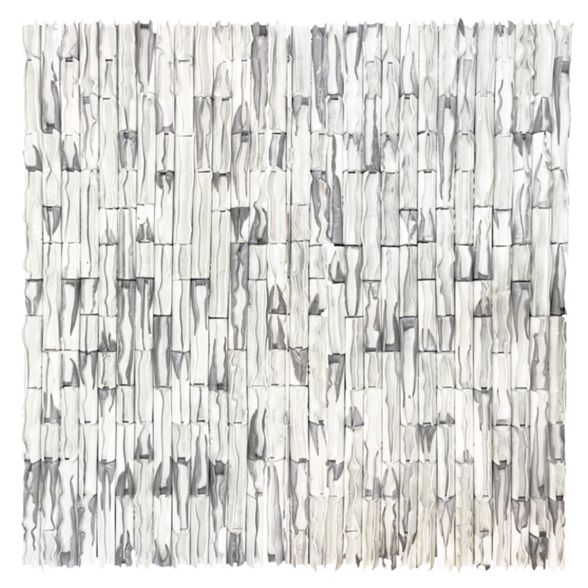 Объемное фактурное панно Metropolis in shades of White