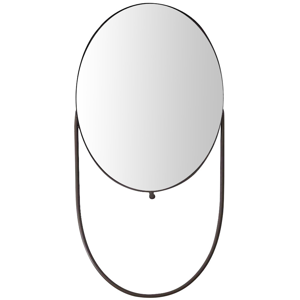 Овальное настенное зеркало Tracy Industrial Mood Mirror