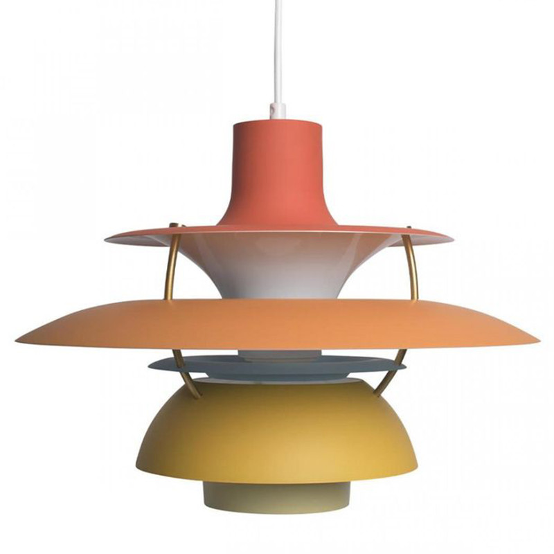 Оранжевый Подвесной Светильник Louis Poulsen PH 5 Poul Henningsen Orange