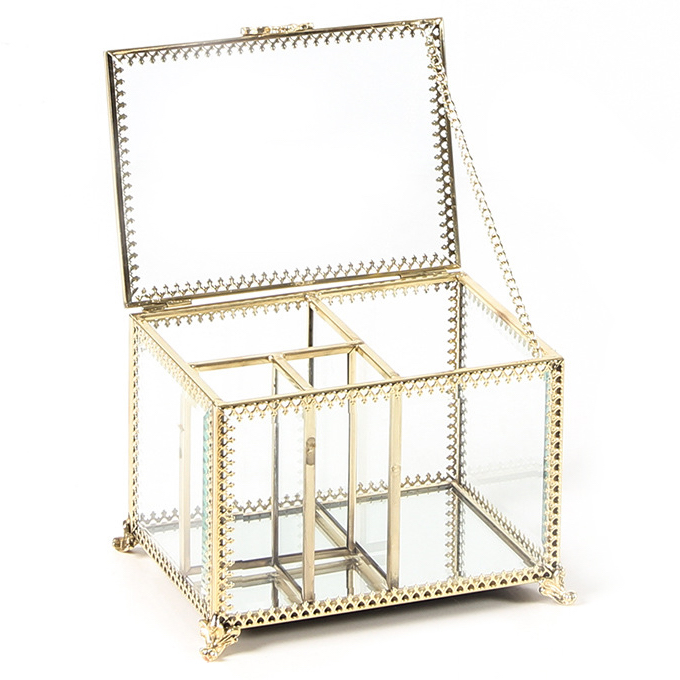 Органайзер стеклянный для мелочей и косметики