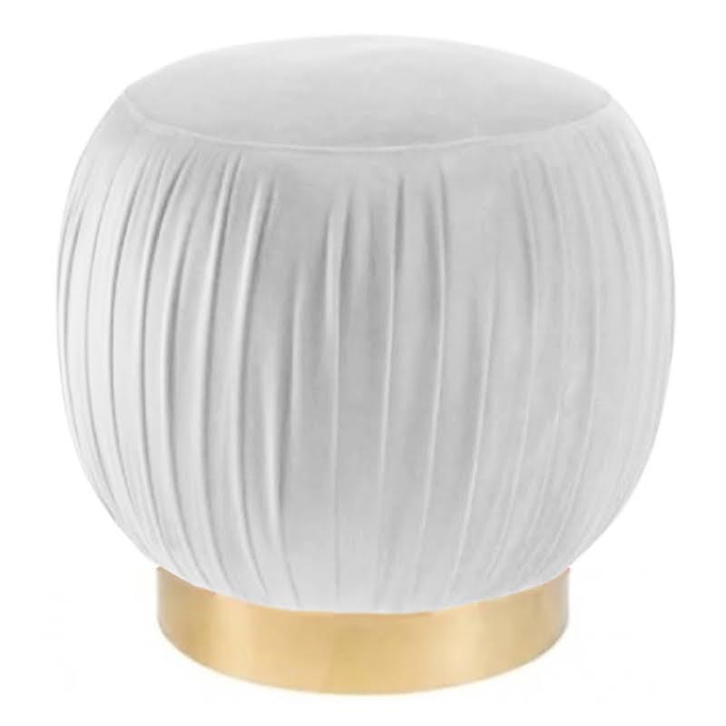 Оттоманка Art Deco Turban white